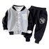 Spring and Autumn Boys Long Sleeve Cardigan Sports Leisure Two-Piece Set